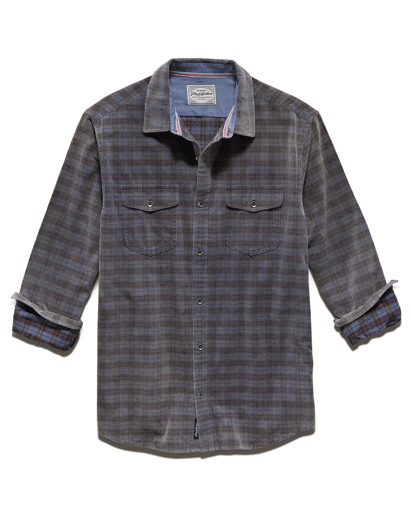 HERALD VINTAGE WASHED CORDUROY SHIRT 2 HERALD VINTAGE WASHED CORDUROY SHIRT - Image 2
