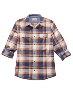 PETERS FLANNEL SHIRT 14 PETERS FLANNEL SHIRT -Cheap Shirts Store FA22WS859 PETERS LS FLANNEL SHIRT NAVY BROWN RUST 013 1