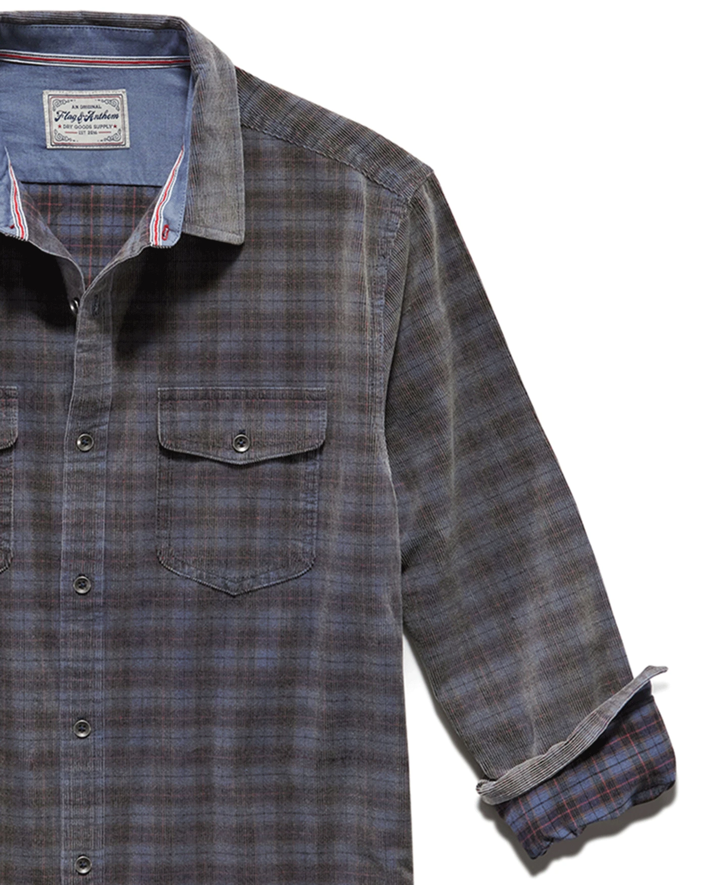 HERALD VINTAGE WASHED CORDUROY SHIRT 4 HERALD VINTAGE WASHED CORDUROY SHIRT - Image 4