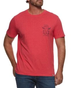 TRADITIONAL TEQUILA TEE 7 TRADITIONAL TEQUILA TEE -Cheap Shirts Store FA23SS996 RED HEATHER 005