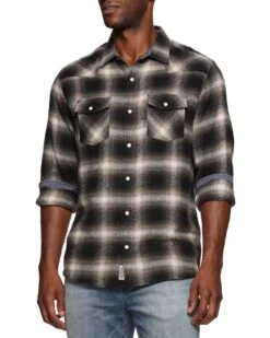 HILLARD HERRINGBONE WESTERN SHIRT