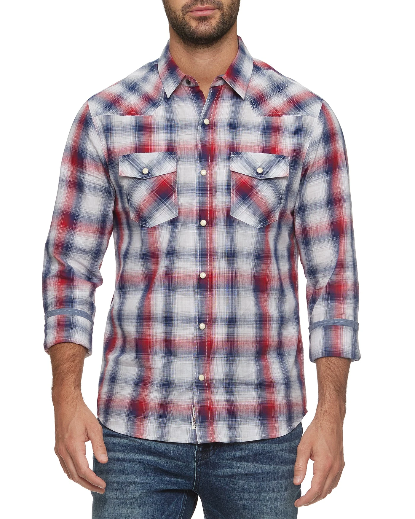 NASH SLUB WESTERN SHIRT 1 NASH SLUB WESTERN SHIRT