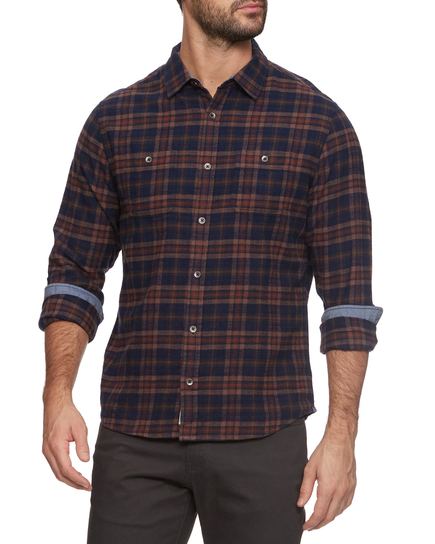 OLIVER STRETCH FLANNEL SHIRT 1 OLIVER STRETCH FLANNEL SHIRT