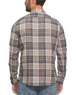 MELLWOOD VINTAGE SOFT SHIRT 7 MELLWOOD VINTAGE SOFT SHIRT -Cheap Shirts Store FA23WS1700 MELLWOOD LS VINTAGE WASH DOUBLE POCKET SHIRT CHARCOAL CREAM BROWN 778