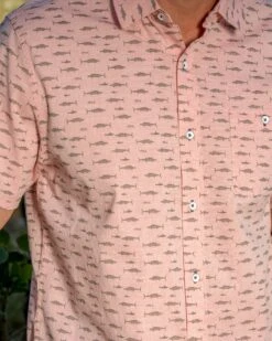 PHILLIPSBURG FISH PRINT STRETCH SHIRT (FINAL SALE) 7 PHILLIPSBURG FISH PRINT STRETCH SHIRT (FINAL SALE) -Cheap Shirts Store F A daytona cocoabeach selects 158