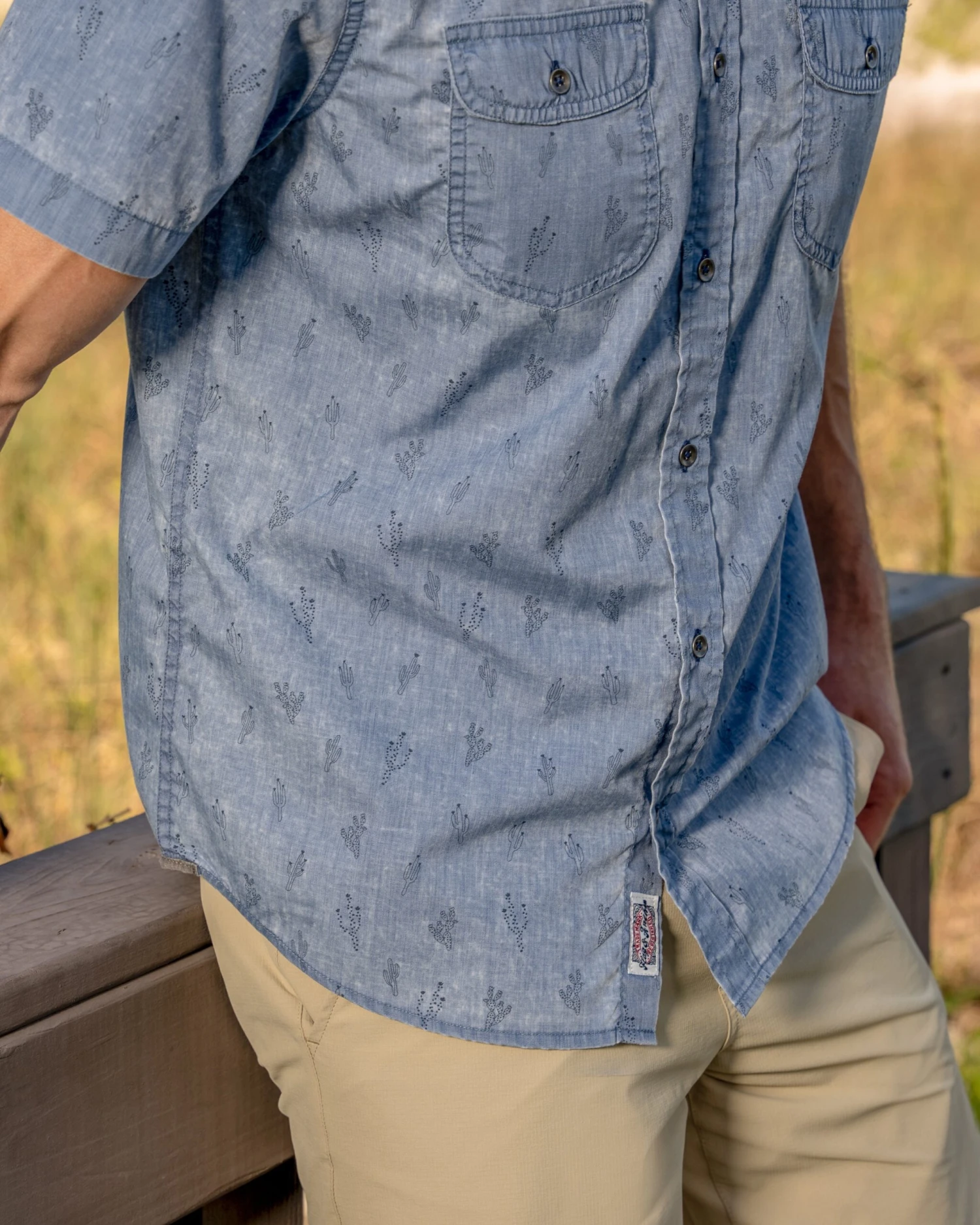 CARLSBAD CACTUS PRINT VINTAGE SOFT SHIRT (FINAL SALE) 6 CARLSBAD CACTUS PRINT VINTAGE SOFT SHIRT (FINAL SALE) - Image 6