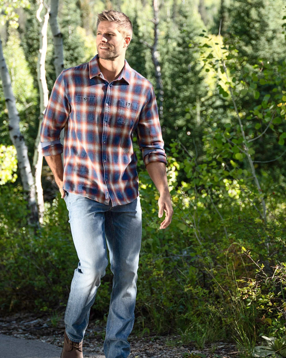 ALLENDALE VINTAGE WASHED FLANNEL SHIRT 1 ALLENDALE VINTAGE WASHED FLANNEL SHIRT