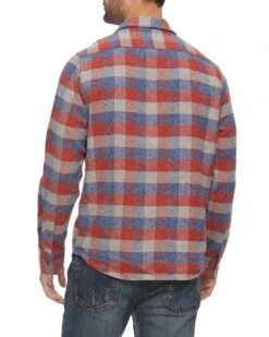BAYVILLE FLANNEL SHIRT 8 BAYVILLE FLANNEL SHIRT -Cheap Shirts Store HO20WS176 ORANGE NAVY COMBO 006