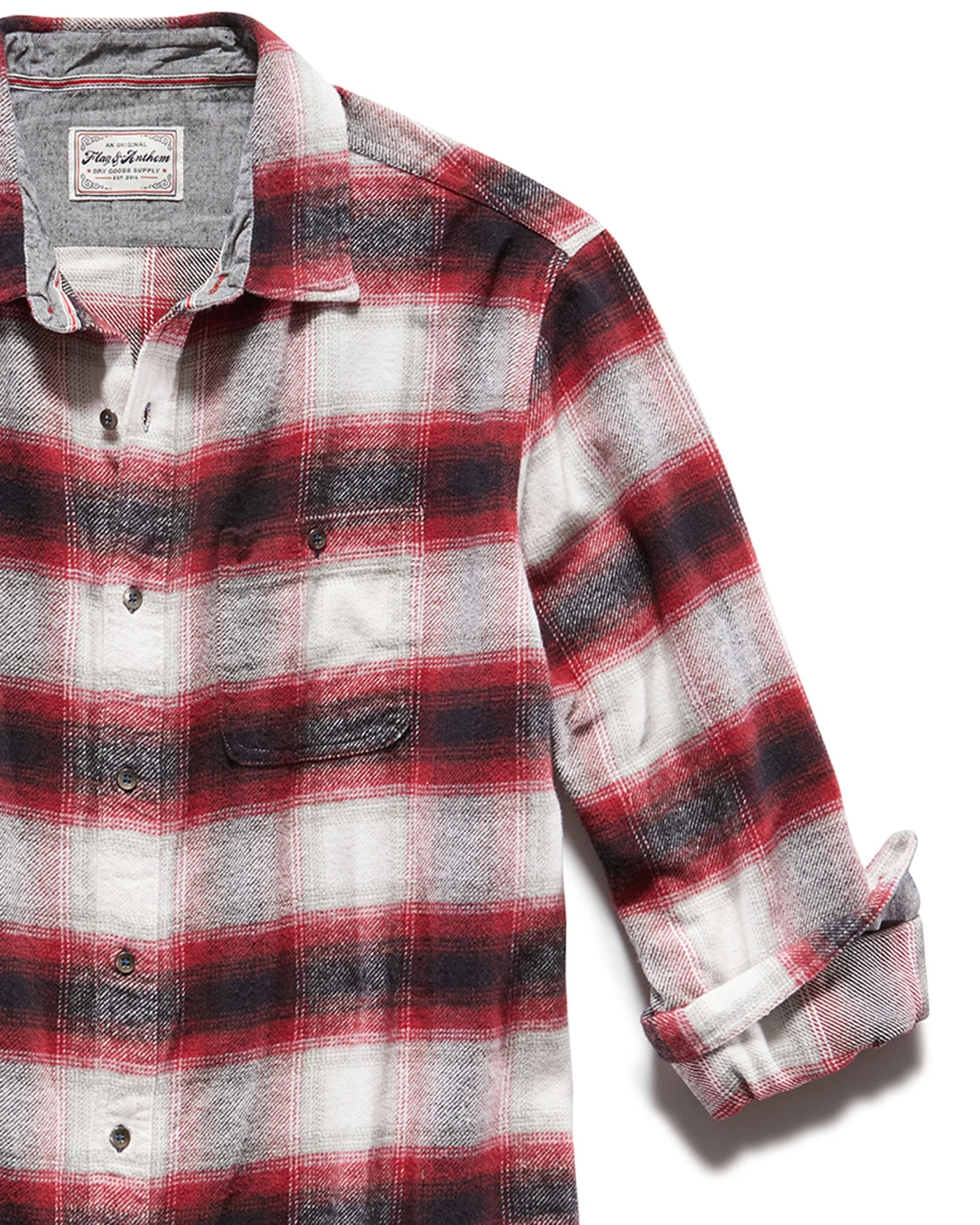 RIVERDALE OMBRE FLANNEL SHIRT 3 RIVERDALE OMBRE FLANNEL SHIRT - Image 3