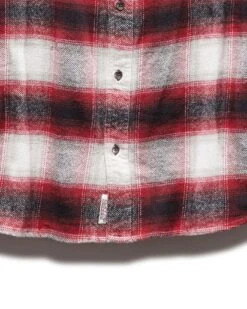 RIVERDALE OMBRE FLANNEL SHIRT 8 RIVERDALE OMBRE FLANNEL SHIRT -Cheap Shirts Store HO21WS034 RIVERDALE LS OMBRE PLAID FLANNELSHIRT RED WHITE CHARCOAL 006