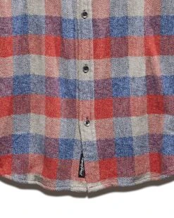 BAYVILLE FLANNEL SHIRT 10 BAYVILLE FLANNEL SHIRT -Cheap Shirts Store HO21WS176 BAYVILLE LS SSINGLE POCKET FLANNEL SHIRT RUST GREY NAVY 005