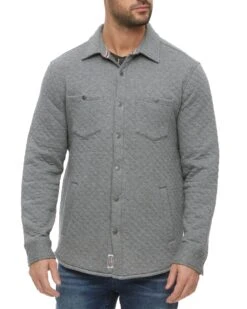 ALLOWAY QUILTED SHIRT JACKET 9 ALLOWAY QUILTED SHIRT JACKET -Cheap Shirts Store KT1327 CHARCOAL 017