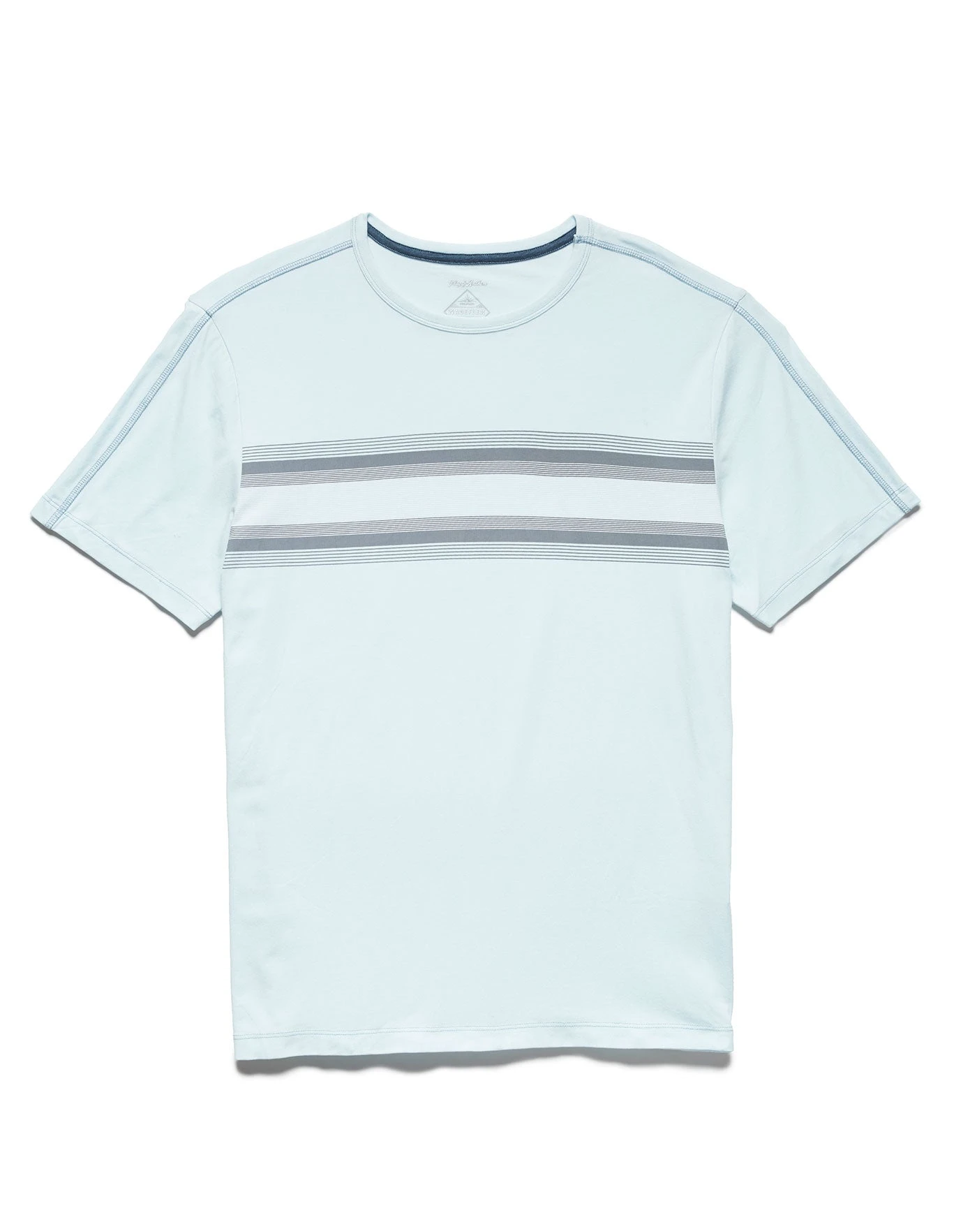 MADEFLEX STRIPED SHIELD CREWNECK TEE (FINAL SALE) 2 MADEFLEX STRIPED SHIELD CREWNECK TEE (FINAL SALE) - Image 2