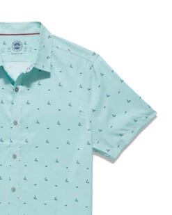 MADEFLEX BOAT & SHARK PRINT UPF PERFORMANCE SHIRT (FINAL SALE) -Cheap Shirts Store M COREWS1314VV 004
