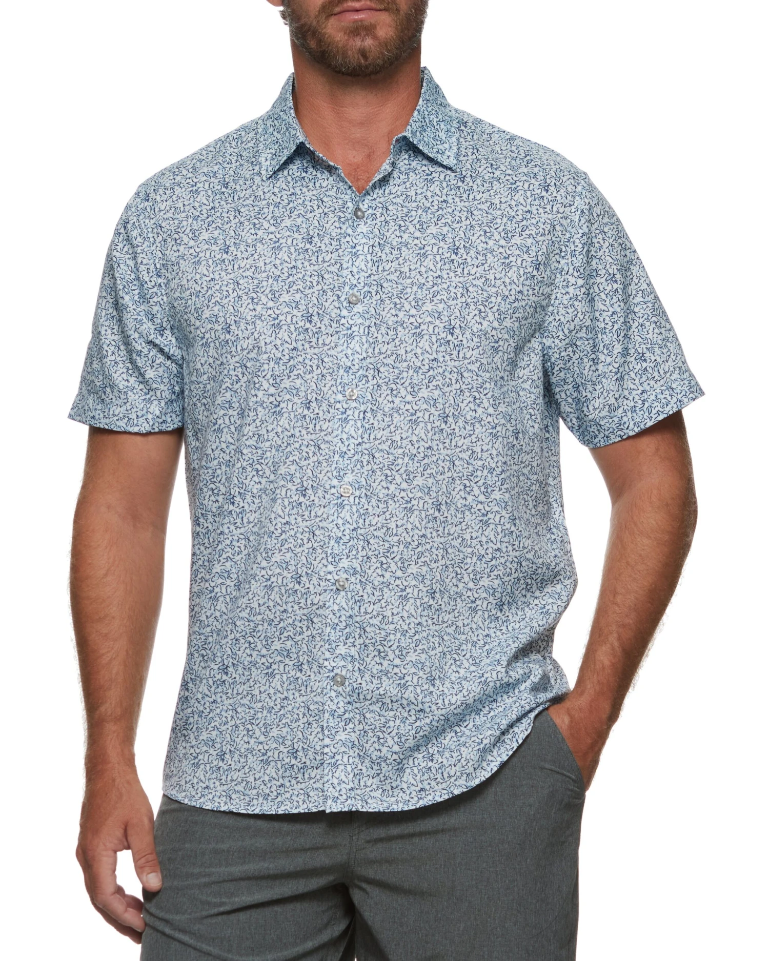 MADEFLEX FLORAL PRINT UPF PERFORMANCE SHIRT 1 MADEFLEX FLORAL PRINT UPF PERFORMANCE SHIRT