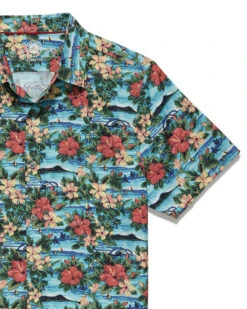 MADEFLEX HAWAIIAN PRINT UPF PERFORMANCE SHIRT 10 MADEFLEX HAWAIIAN PRINT UPF PERFORMANCE SHIRT -Cheap Shirts Store M COREWS1495V 0002