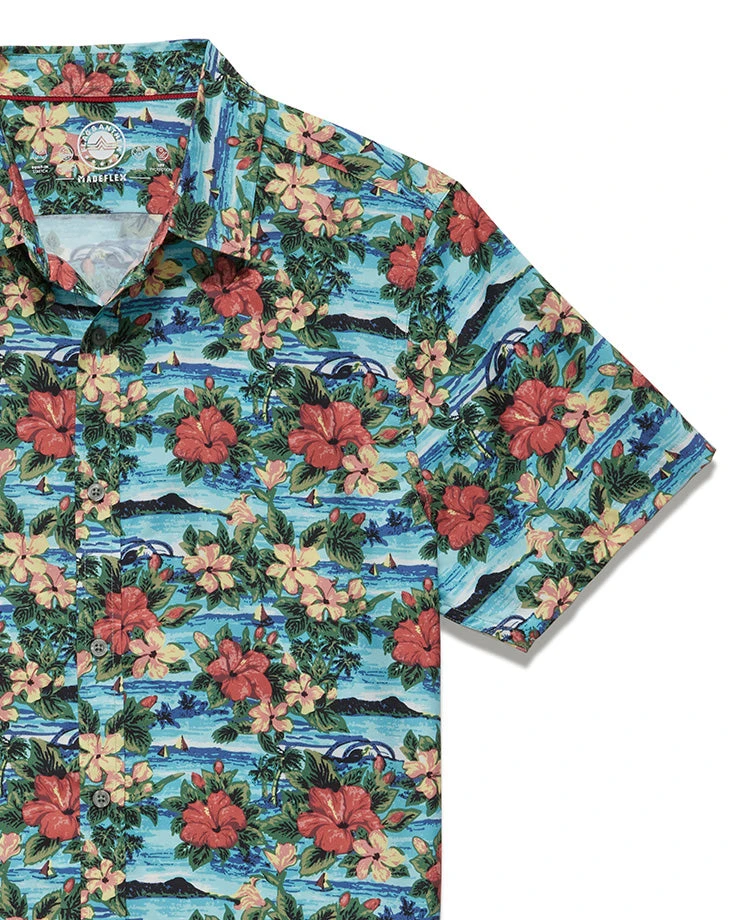 MADEFLEX HAWAIIAN PRINT UPF PERFORMANCE SHIRT 5 MADEFLEX HAWAIIAN PRINT UPF PERFORMANCE SHIRT - Image 5