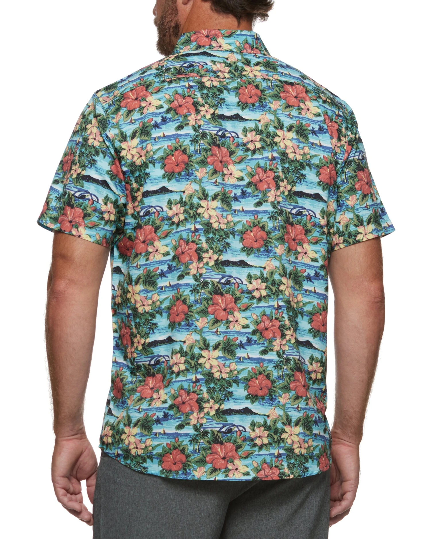 MADEFLEX HAWAIIAN PRINT UPF PERFORMANCE SHIRT 3 MADEFLEX HAWAIIAN PRINT UPF PERFORMANCE SHIRT - Image 3