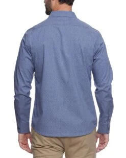 MADELEX FLORAL PRINT ICON SHIRT -Cheap Shirts Store M FA23WS1657 BETHEL LS FLORAL PRINT PERFORMANCE ICON SHIRT NAVY 215