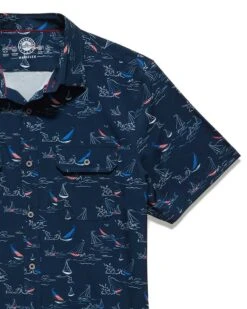 MADEFLEX SAILBOAT PRINT UPF PERFORMANCE SHIRT (FINAL SALE) 9 MADEFLEX SAILBOAT PRINT UPF PERFORMANCE SHIRT (FINAL SALE) -Cheap Shirts Store M SM23WS1446 STEWART SS PERFORMANCE SAILBOAT AND FLAG PRINT SHIRT NAVY 003 471096ff a1d3 44d5 bb48 7cffcc01d534