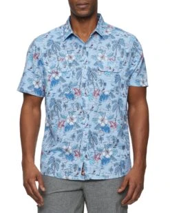 MADEFLEX TROPICAL PRINT UPF PERFORMANCE SHIRT (FINAL SALE)