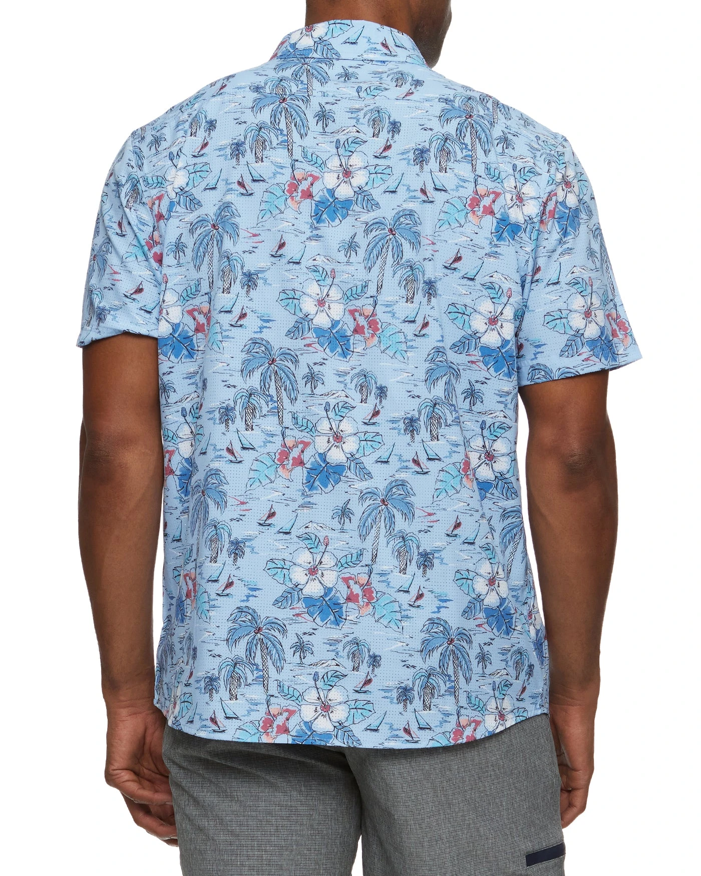 MADEFLEX TROPICAL PRINT UPF PERFORMANCE SHIRT (FINAL SALE) 3 MADEFLEX TROPICAL PRINT UPF PERFORMANCE SHIRT (FINAL SALE) - Image 3