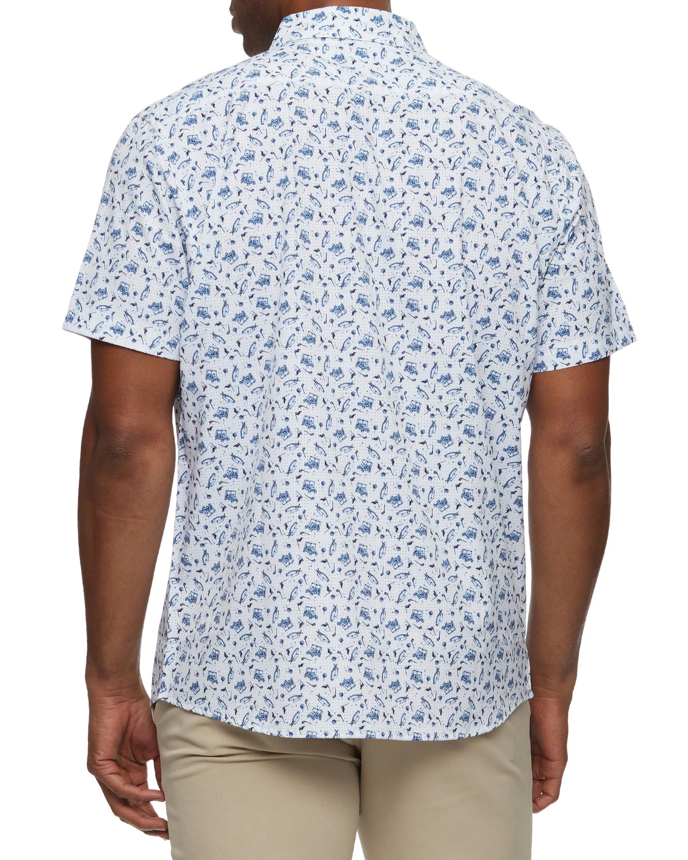 MADEFLEX GOLF PRINT UPF PERFORMANCE SHIRT (FINAL SALE) 4 MADEFLEX GOLF PRINT UPF PERFORMANCE SHIRT (FINAL SALE) - Image 4