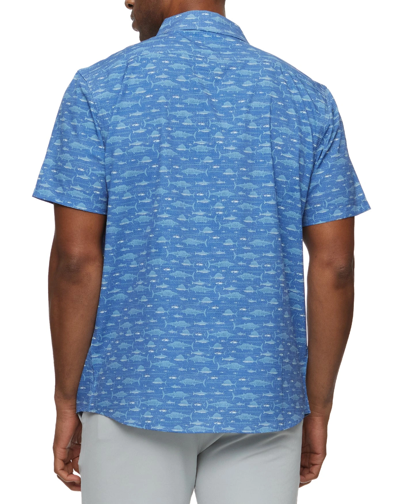 MADEFLEX FISH PRINT UPF PERFORMANCE SHIRT (FINAL SALE) 6 MADEFLEX FISH PRINT UPF PERFORMANCE SHIRT (FINAL SALE) - Image 6