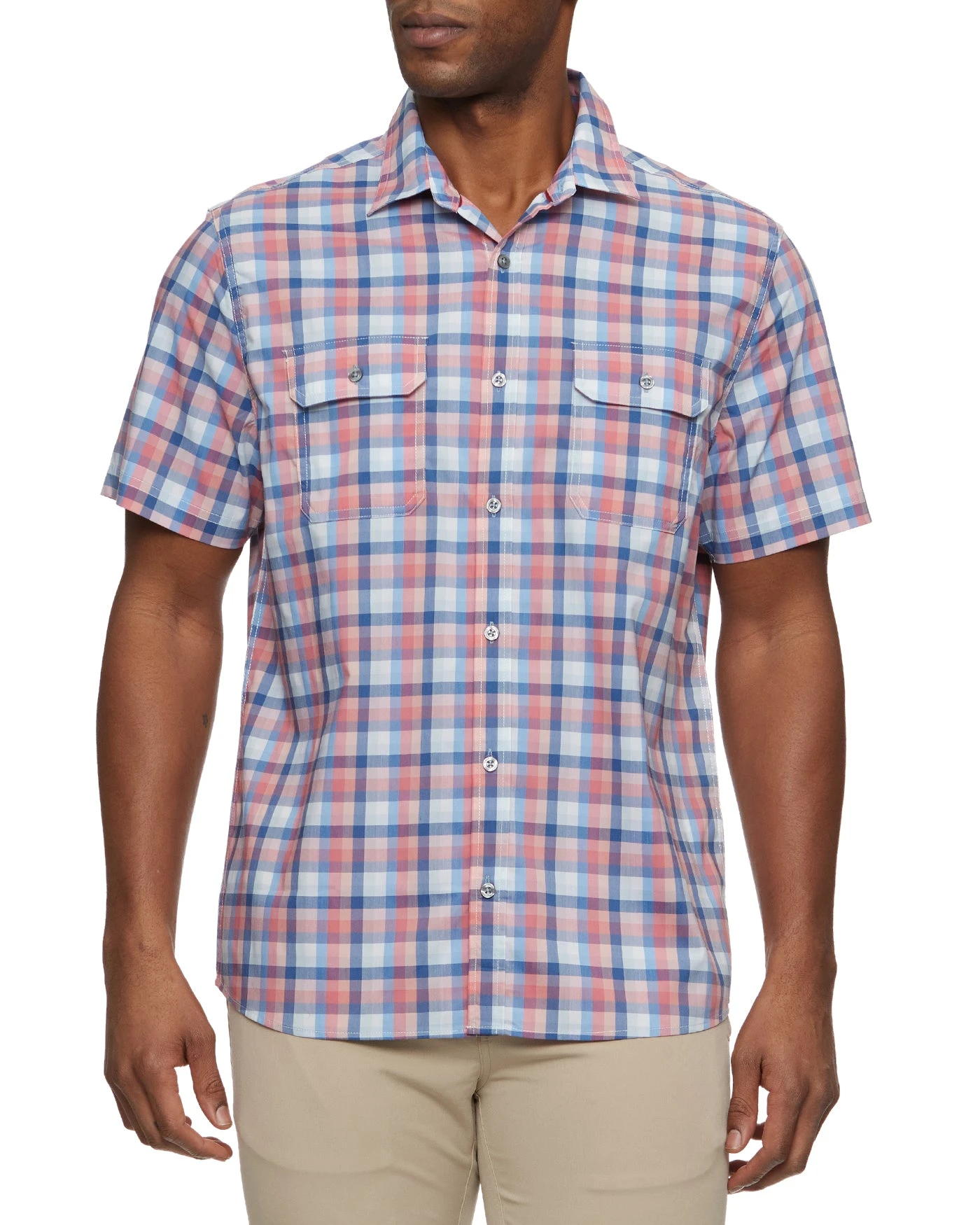MADEFLEX PLAID UPF PERFORMANCE SHIRT (FINAL SALE) 1 MADEFLEX PLAID UPF PERFORMANCE SHIRT (FINAL SALE)