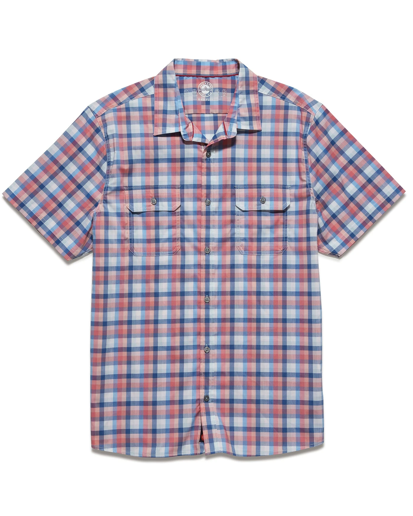 MADEFLEX PLAID UPF PERFORMANCE SHIRT (FINAL SALE) 2 MADEFLEX PLAID UPF PERFORMANCE SHIRT (FINAL SALE) - Image 2