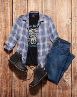 WESTLEY VINTAGE SOFT SHIRT -Cheap Shirts Store OUTFIT 10 008