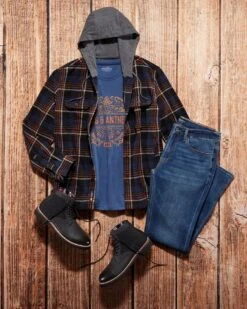 SUMMIT HOODED SHIRT JACKET 9 SUMMIT HOODED SHIRT JACKET -Cheap Shirts Store OUTFIT 11 005