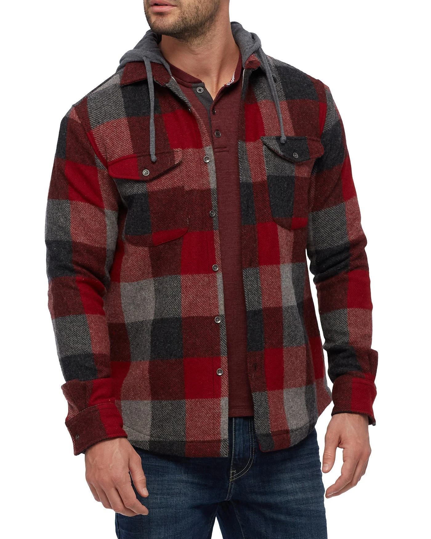 EVANSTON HOODED SHIRT JACKET 5 EVANSTON HOODED SHIRT JACKET - Image 5