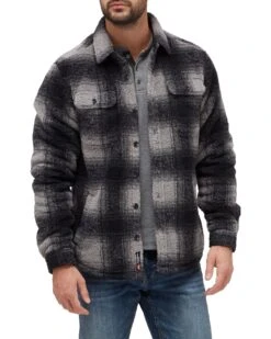 Cheap Shirts Store 29 ATOKA SHAGGY SHERPA SHIRT JACKET
