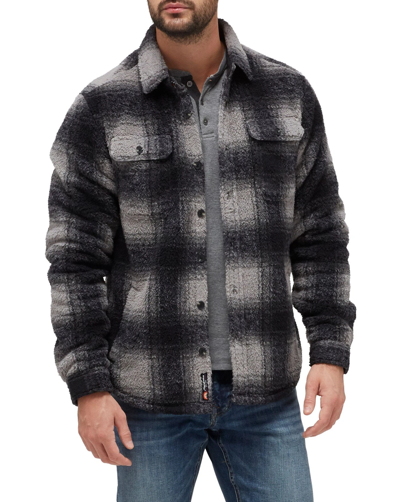 ATOKA SHAGGY SHERPA SHIRT JACKET 1 ATOKA SHAGGY SHERPA SHIRT JACKET