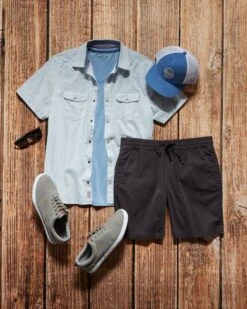 POTTSTOWN PALM PRINT LINEN-BLEND SHIRT (FINAL SALE) 11 POTTSTOWN PALM PRINT LINEN-BLEND SHIRT (FINAL SALE) -Cheap Shirts Store OUTFIT 3 004 2