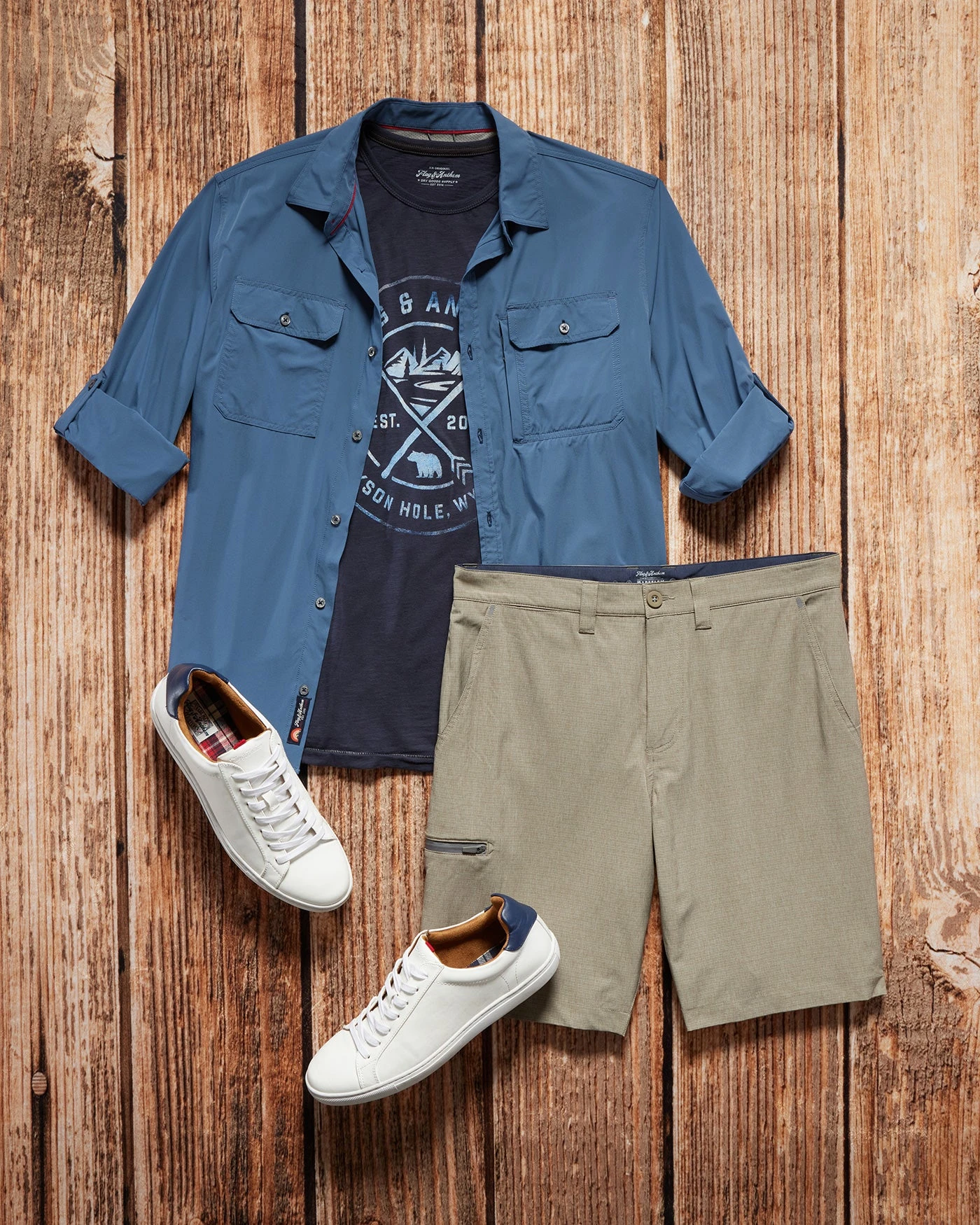 MOUNTAIN ARROWS SLUB TEE (FINAL SALE) 4 MOUNTAIN ARROWS SLUB TEE (FINAL SALE) - Image 4