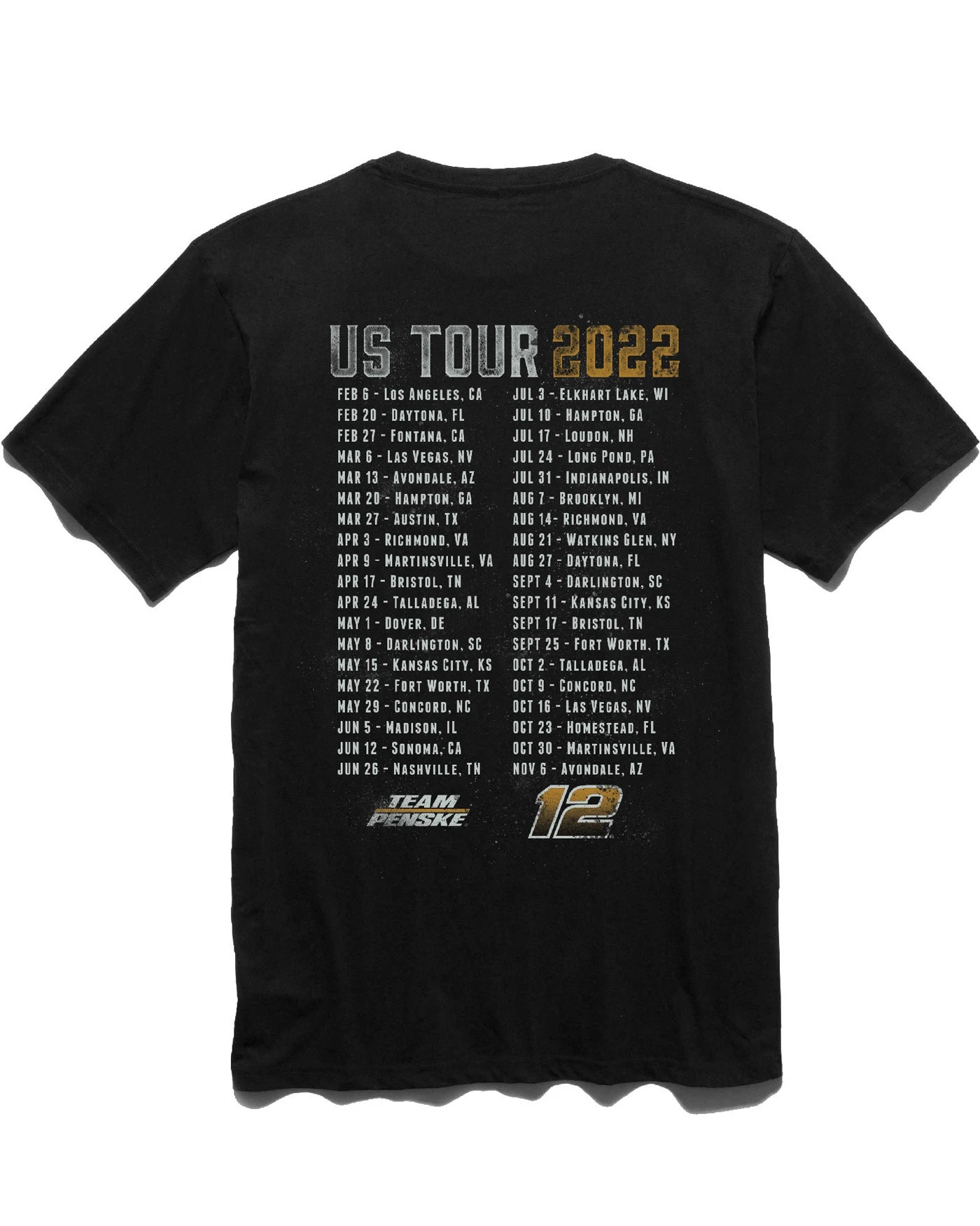 BLANEY #12 YRB 2022 TOUR TEE (FINAL SALE) 2 BLANEY #12 YRB 2022 TOUR TEE (FINAL SALE) - Image 2