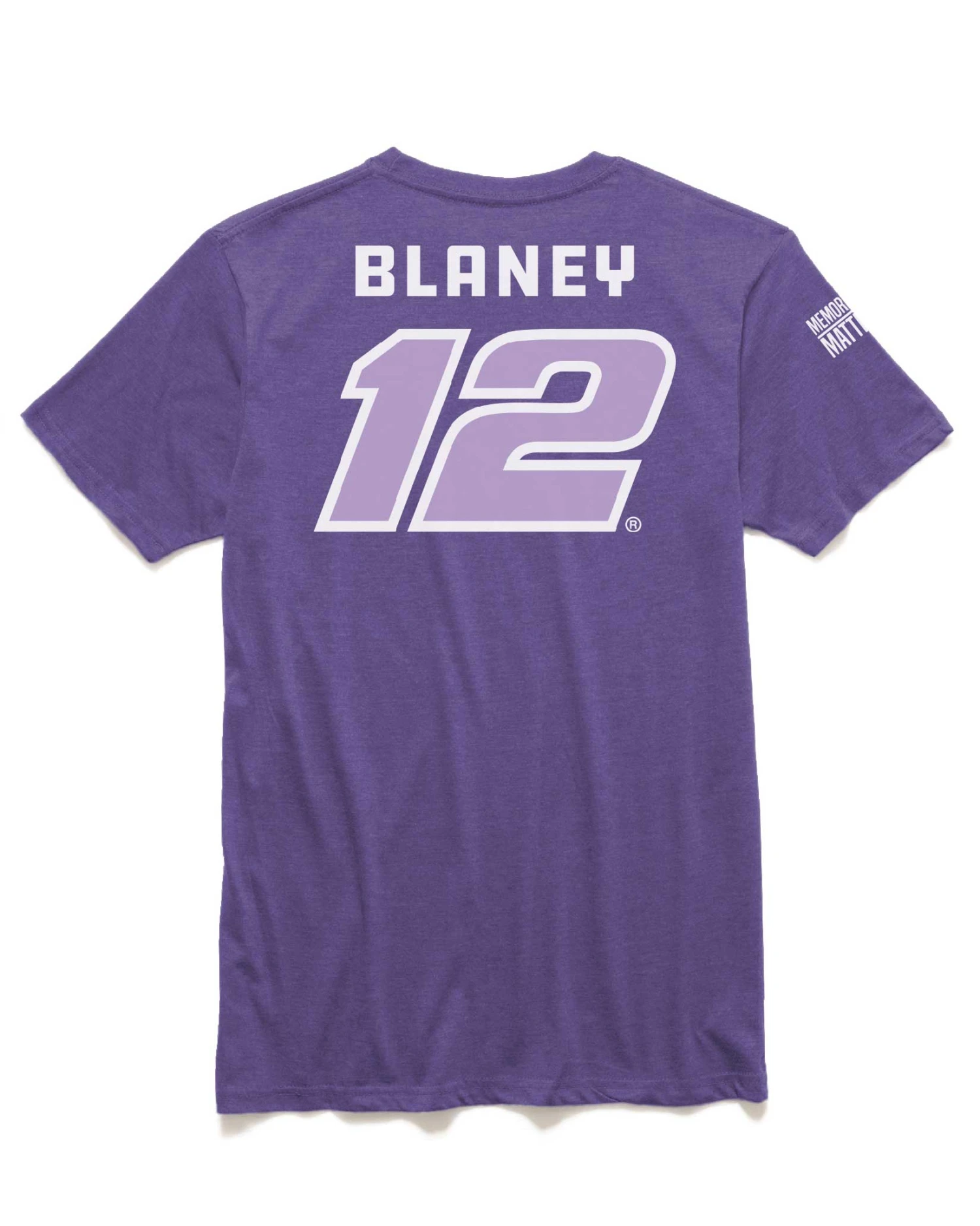 BLANEY #12 RBFF ALZHEIMER'S AWARENESS TEE 2 BLANEY #12 RBFF ALZHEIMER'S AWARENESS TEE - Image 2