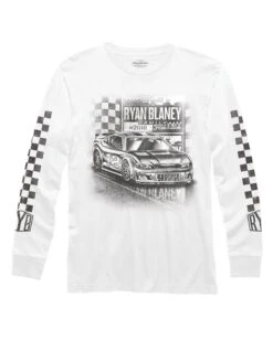 RBFF RACING FLAG CREWNECK TEE