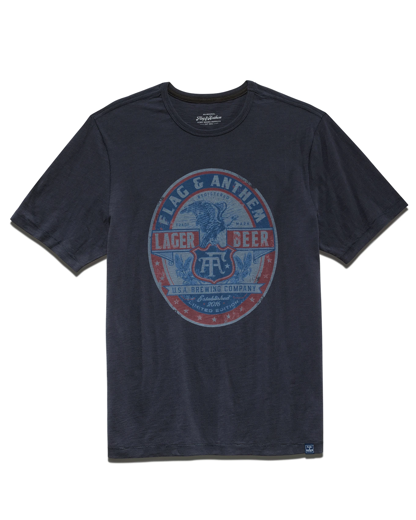 FLAG & ANTHEM LAGER SLUB TEE (FINAL SALE) 2 FLAG & ANTHEM LAGER SLUB TEE (FINAL SALE) - Image 2