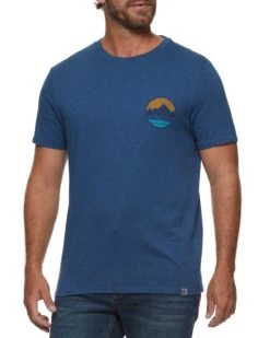 MOUNTAIN SUNRISE SLUB TEE (FINAL SALE) 7 MOUNTAIN SUNRISE SLUB TEE (FINAL SALE) -Cheap Shirts Store SM23SS961 MEDBLUE 002
