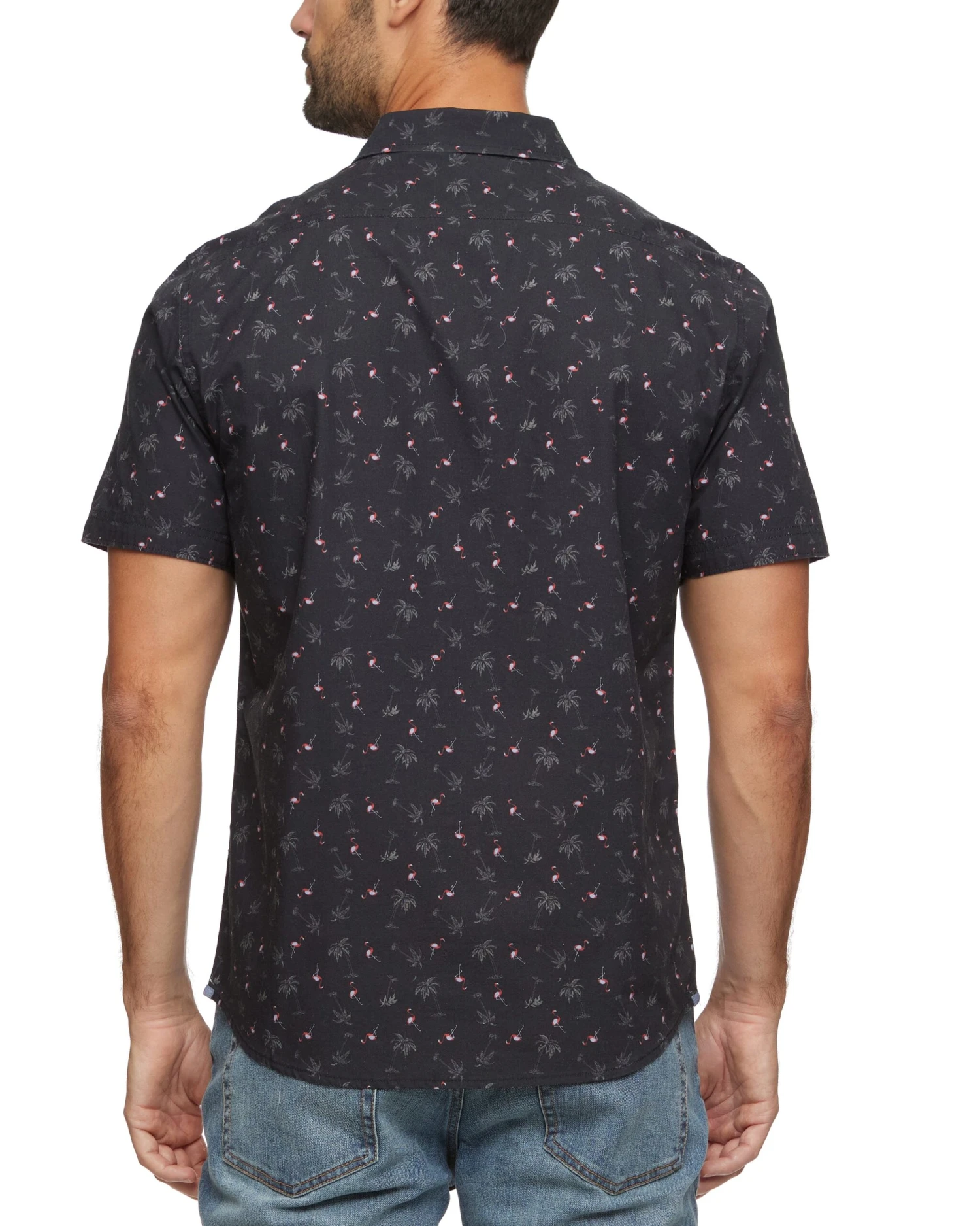 BARDWELL FLAMINGO PRINT SHIRT (FINAL SALE) 3 BARDWELL FLAMINGO PRINT SHIRT (FINAL SALE) - Image 3