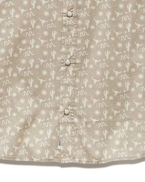 BRAWLEY VINTAGE WASHED DESERT PRINT WESTERN SHIRT (FINAL SALE) 4 BRAWLEY VINTAGE WASHED DESERT PRINT WESTERN SHIRT (FINAL SALE) - Image 4