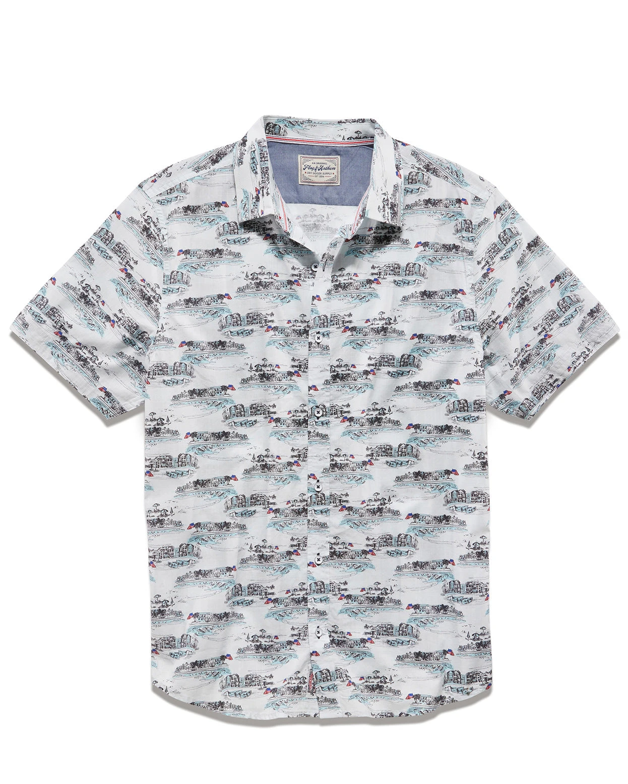 PALMDALE BEACH PRINT SHIRT (FINAL SALE) 4 PALMDALE BEACH PRINT SHIRT (FINAL SALE) - Image 4