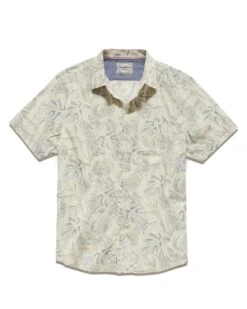 JETMORE PINEAPPLE PRINT SHIRT (FINAL SALE) 8 JETMORE PINEAPPLE PRINT SHIRT (FINAL SALE) -Cheap Shirts Store SM23WS1509 JETMORE SS PINAPPLE PRINT SHIRT CREAM CHARCOAL 006