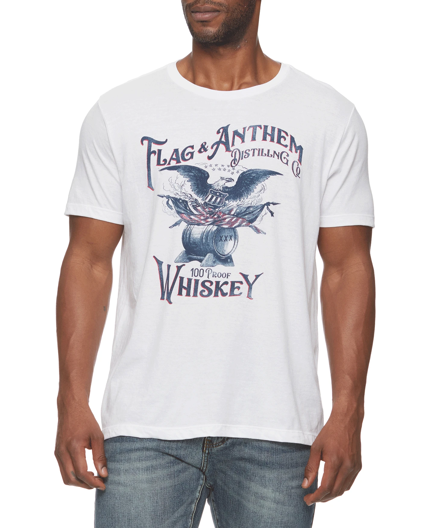 WHISKEY EAGLE SLUB TEE (FINAL SALE) 1 WHISKEY EAGLE SLUB TEE (FINAL SALE)