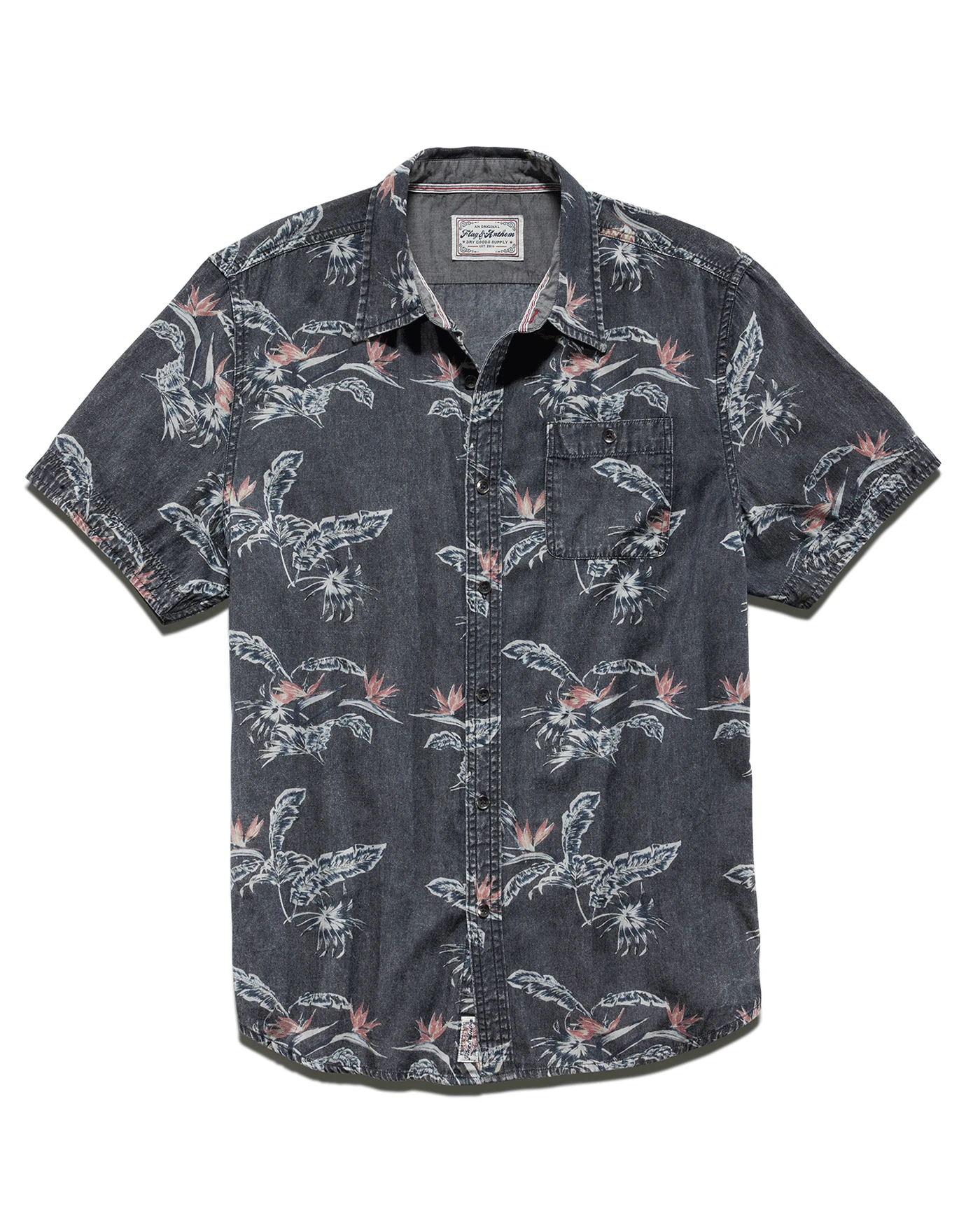 PINECREST PALM PRINT SHIRT (FINAL SALE) 3 PINECREST PALM PRINT SHIRT (FINAL SALE) - Image 3