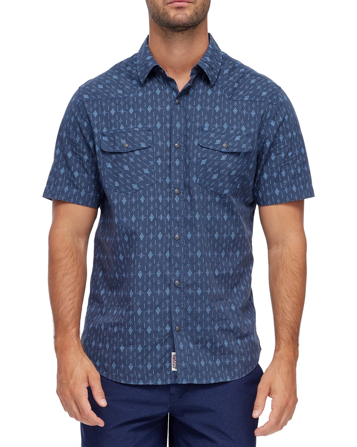 SCOTTSDALE SOUTHWESTERN GEO PRINT SHIRT (FINAL SALE) 1 SCOTTSDALE SOUTHWESTERN GEO PRINT SHIRT (FINAL SALE)