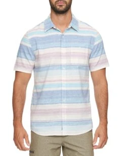 MASON STRIPED LINEN-BLEND SHIRT (FINAL SALE)